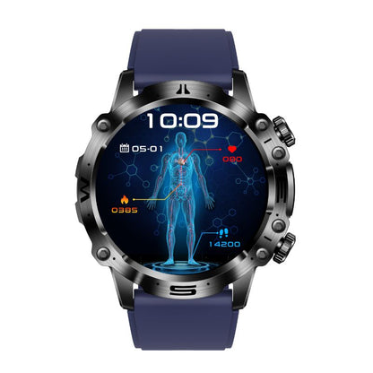 Premium Gesundheits- & Sport-Smartwatch mit AMOLED-Retina-Display – EKG, Blutdruck, Blutzucker & Bluetooth-Anrufe