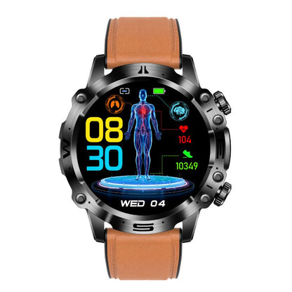 Premium Gesundheits- & Sport-Smartwatch mit AMOLED-Retina-Display – EKG, Blutdruck, Blutzucker & Bluetooth-Anrufe