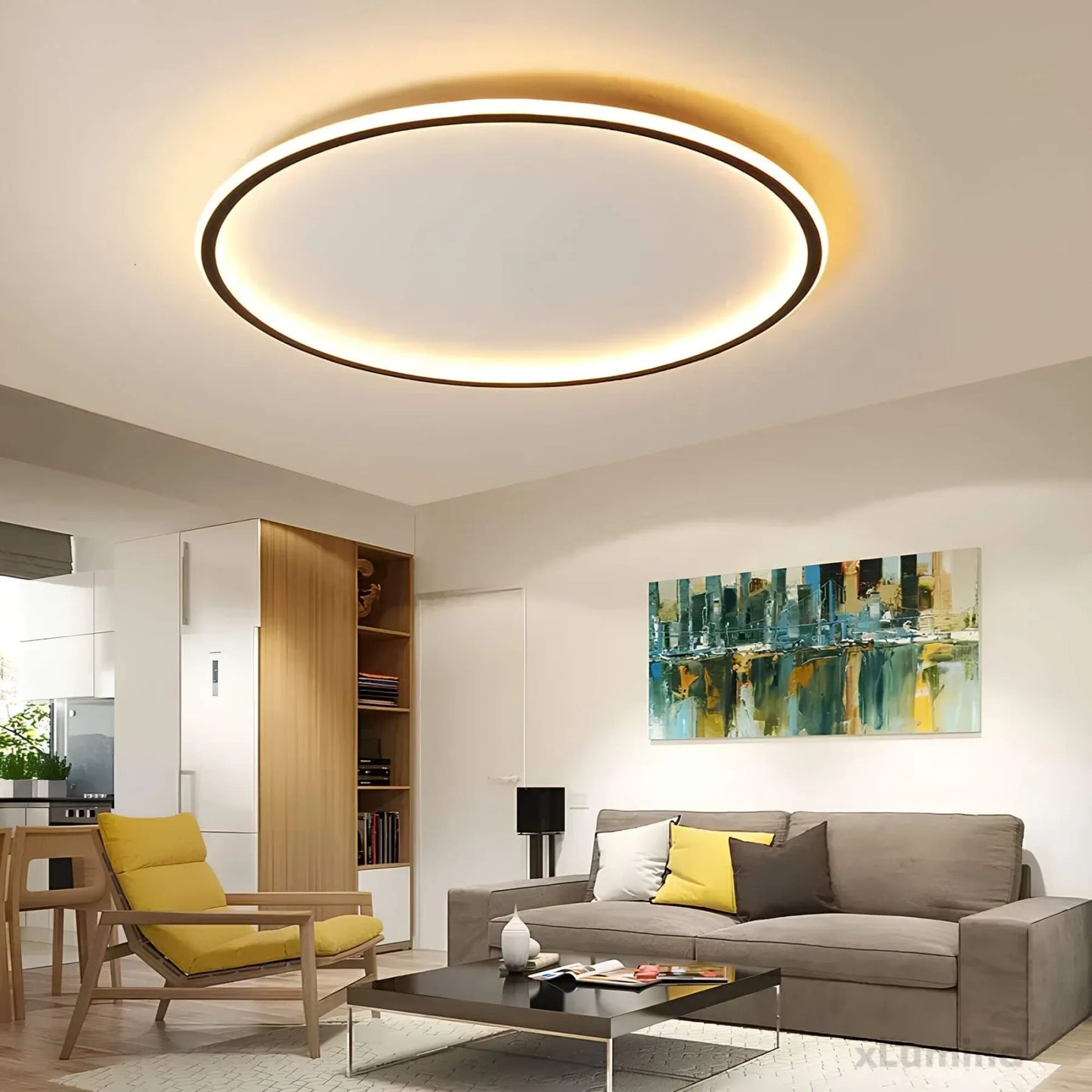 AuroraGlobe LED-Deckenleuchte - Nordisches Design