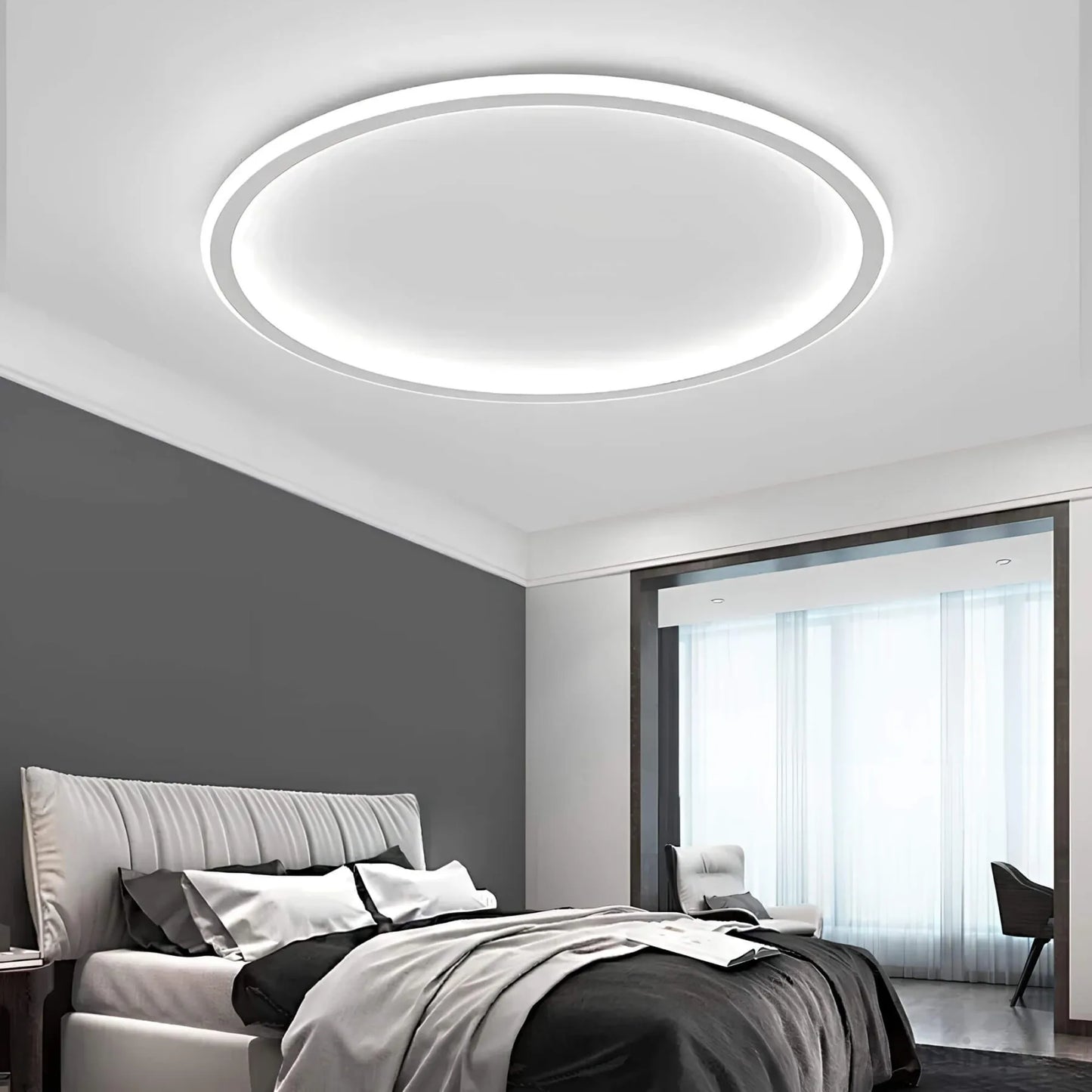 AuroraGlobe LED-Deckenleuchte - Nordisches Design