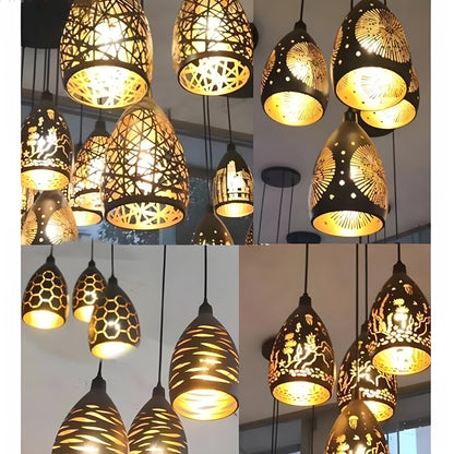 LoftWeave Light - Moderne Metallkäfig-Hängelampe