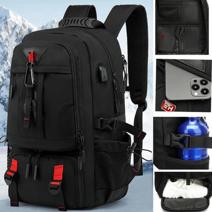 Multifunktionaler Rucksack mit USB-Ladeanschluss & großem Stauraum – 50L/60L/80L