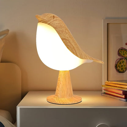 LumiBird  - USB aufladbare LED Vogel Tischlampe mit Touch Dimmung