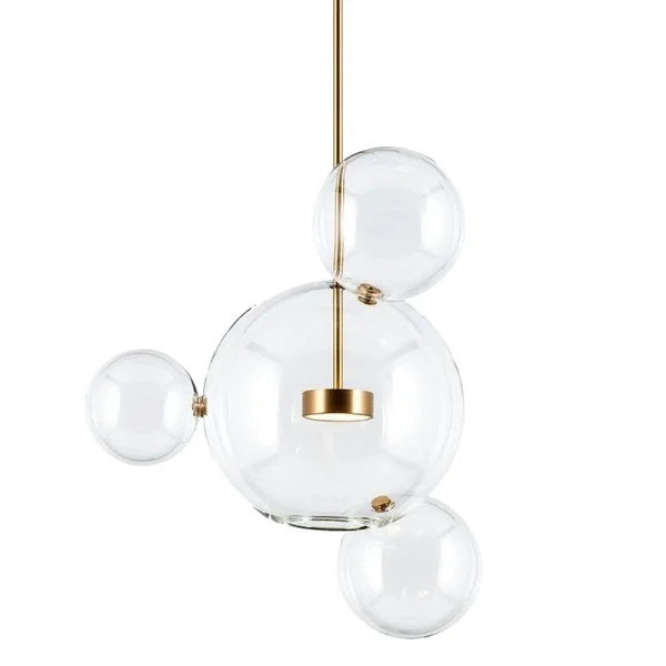 Moderne Pendelleuchte im Bubble-Design – Skulpturale Hängelampe aus Glas für Esszimmer, Wohnzimmer & kreative Räume