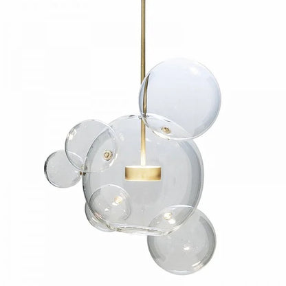 Moderne Pendelleuchte im Bubble-Design – Skulpturale Hängelampe aus Glas für Esszimmer, Wohnzimmer & kreative Räume
