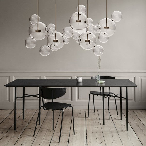 Moderne Pendelleuchte im Bubble-Design – Skulpturale Hängelampe aus Glas für Esszimmer, Wohnzimmer & kreative Räume