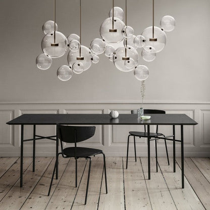 Moderne Pendelleuchte im Bubble-Design – Skulpturale Hängelampe aus Glas für Esszimmer, Wohnzimmer & kreative Räume