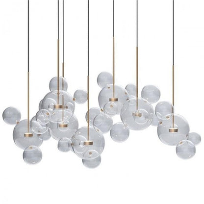 Moderne Pendelleuchte im Bubble-Design – Skulpturale Hängelampe aus Glas für Esszimmer, Wohnzimmer & kreative Räume