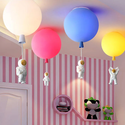 Kinderzimmer-Deckenleuchte mit Ballon- und Astronauten-Design – Kreative Lampe für Jungen & Mädchen