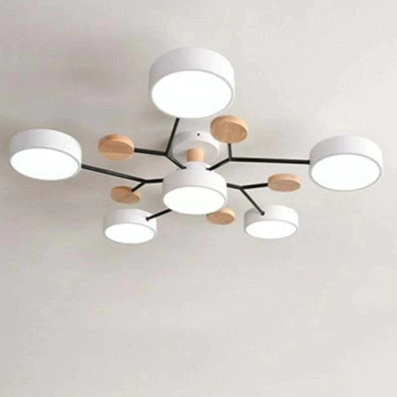 Moderne schlichte runde LED-Deckenleuchte