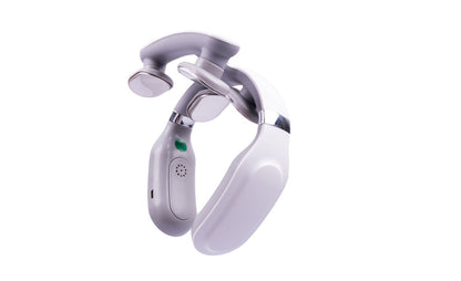 Zervikalmassager mit Wärme & Vibration – TENS-Technologie für Nacken-, Schulter- & Rückenentspannung