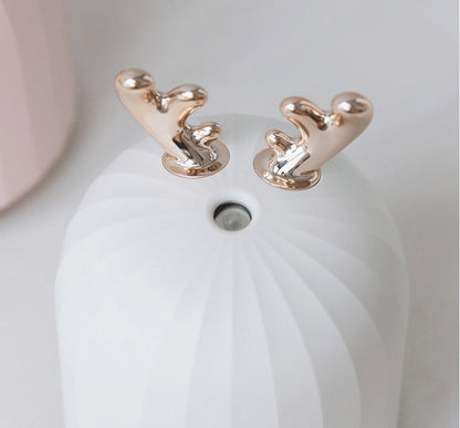 Kinder Luftbefeuchter mit LED-Nachtlicht – Ultraschall Aroma Humidifier mit USB-Anschluss & Tier-Design