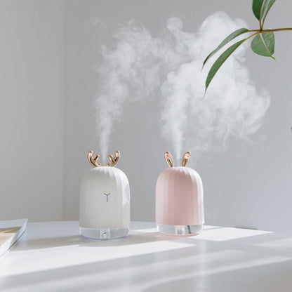 Kinder Luftbefeuchter mit LED-Nachtlicht – Ultraschall Aroma Humidifier mit USB-Anschluss & Tier-Design