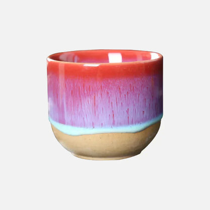 Keramikbecher mit Farbverlauf – Handglasierte Tasse für Kaffee & Tee, spülmaschinenfest