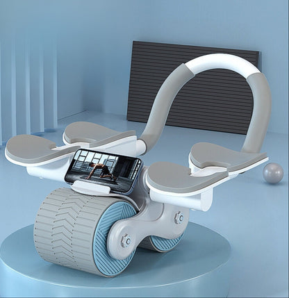 Bauchtrainer mit automatischem Rebound – Kompaktes Heimfitnessgerät für effektives Core- & Ganzkörpertraining