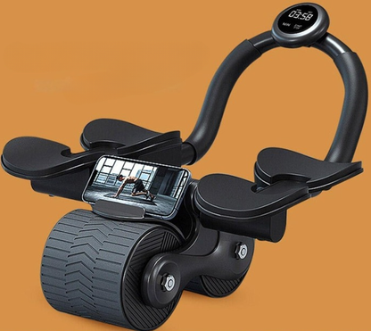 Bauchtrainer mit automatischem Rebound – Kompaktes Heimfitnessgerät für effektives Core- & Ganzkörpertraining