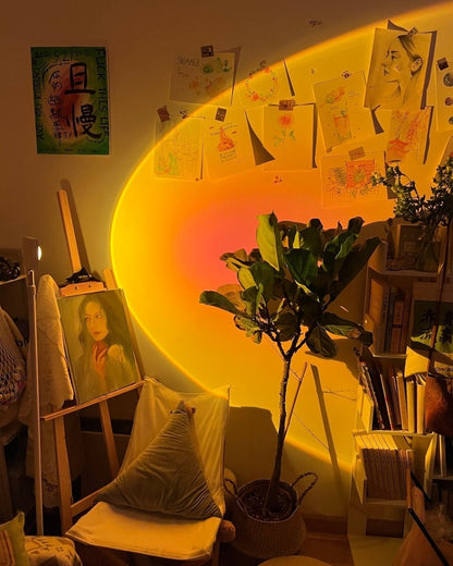 Lichtskulptur Aura - Sunset Stehlampe