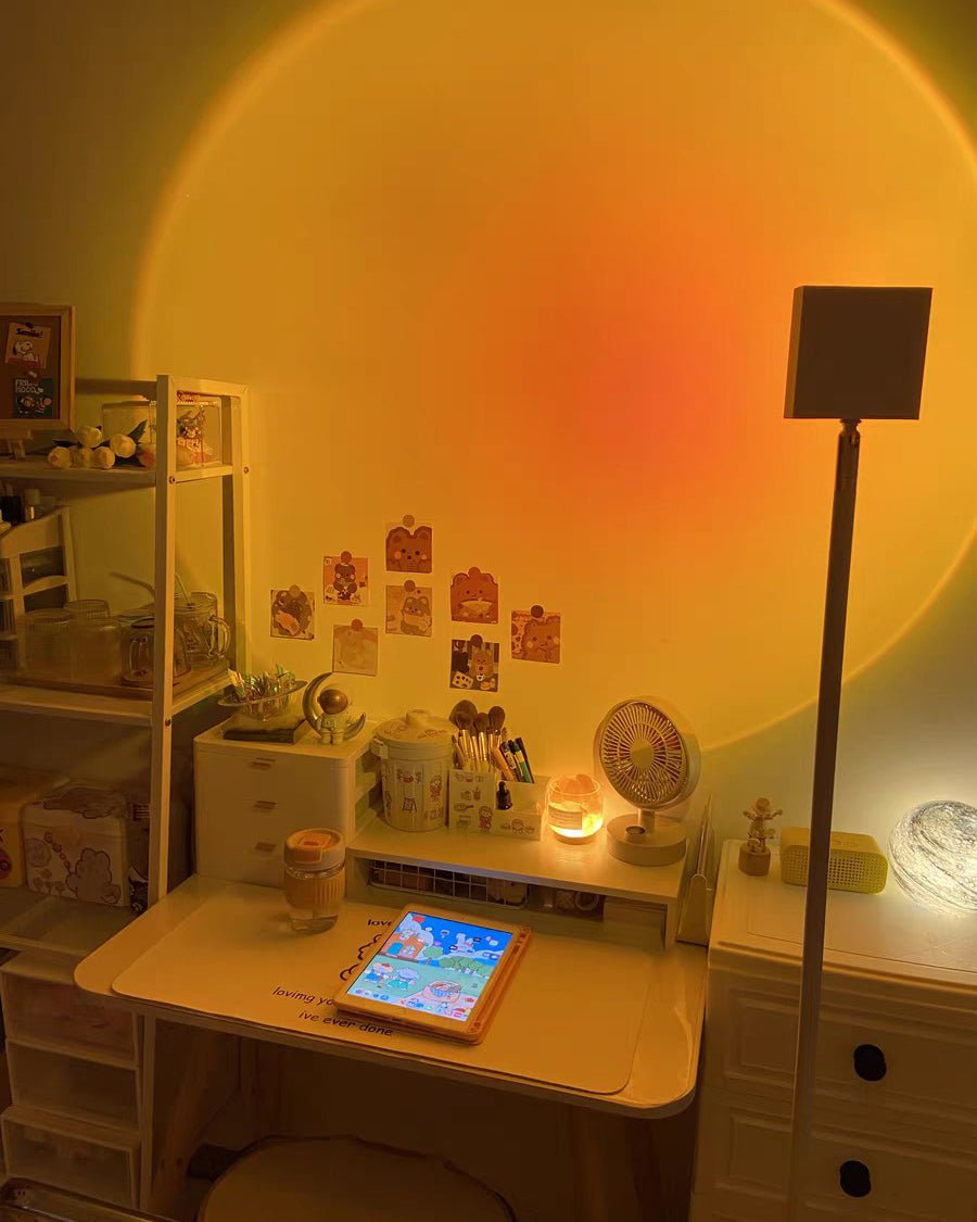 Lichtskulptur Aura - Sunset Stehlampe