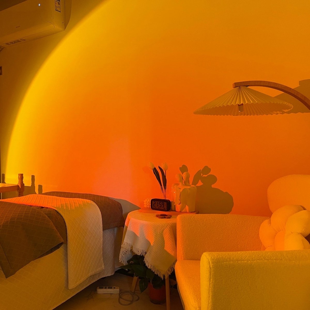 Lichtskulptur Aura - Sunset Stehlampe