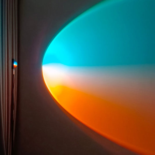Lichtskulptur Aura - Sunset Stehlampe