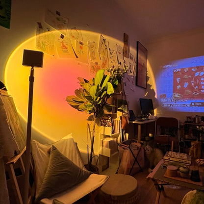 Lichtskulptur Aura - Sunset Stehlampe