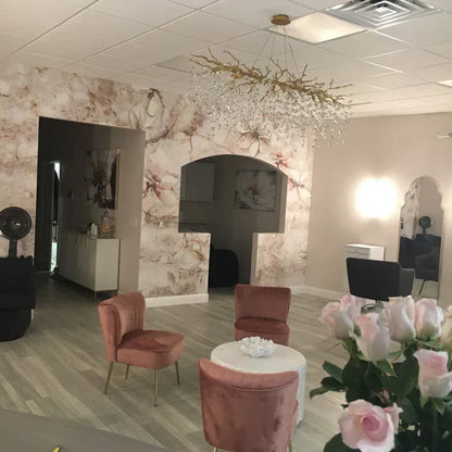 Luxuriöser Kristall Kronleuchter in Blätter-Design – Designer Hängeleuchte für Wohnzimmer, Esszimmer & Hotel – Goldene Äste & Glaskristalle