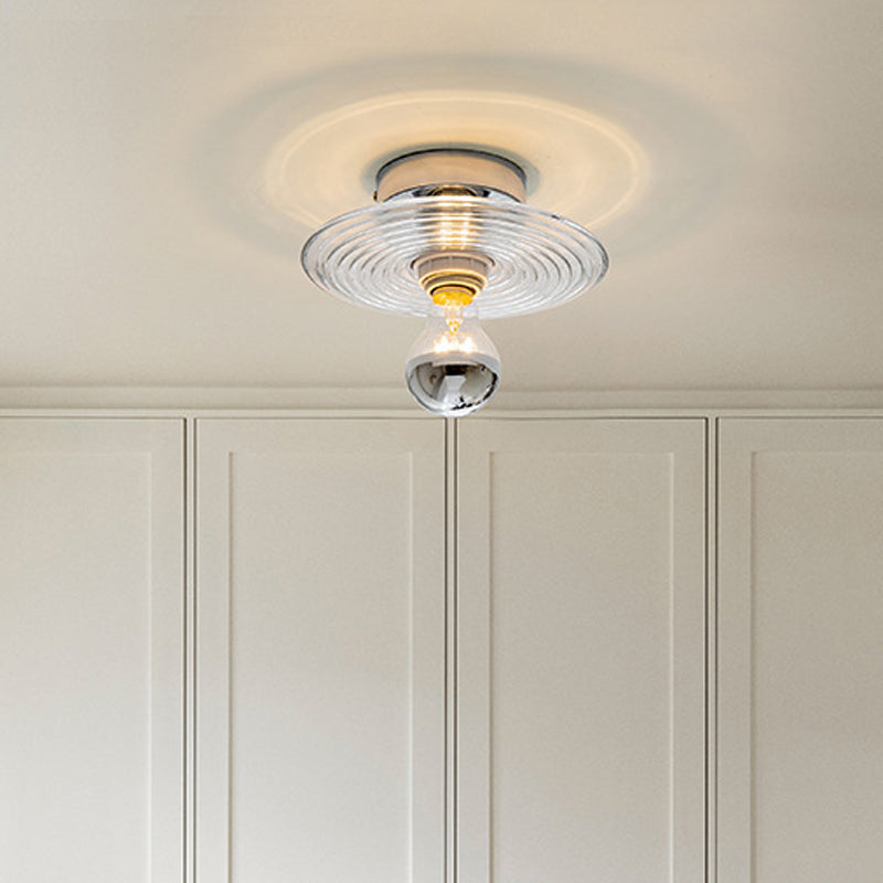 Moderne Wellen-Deckenleuchte – Elegante Glasleuchte für Wohn- oder Schlafzimmer