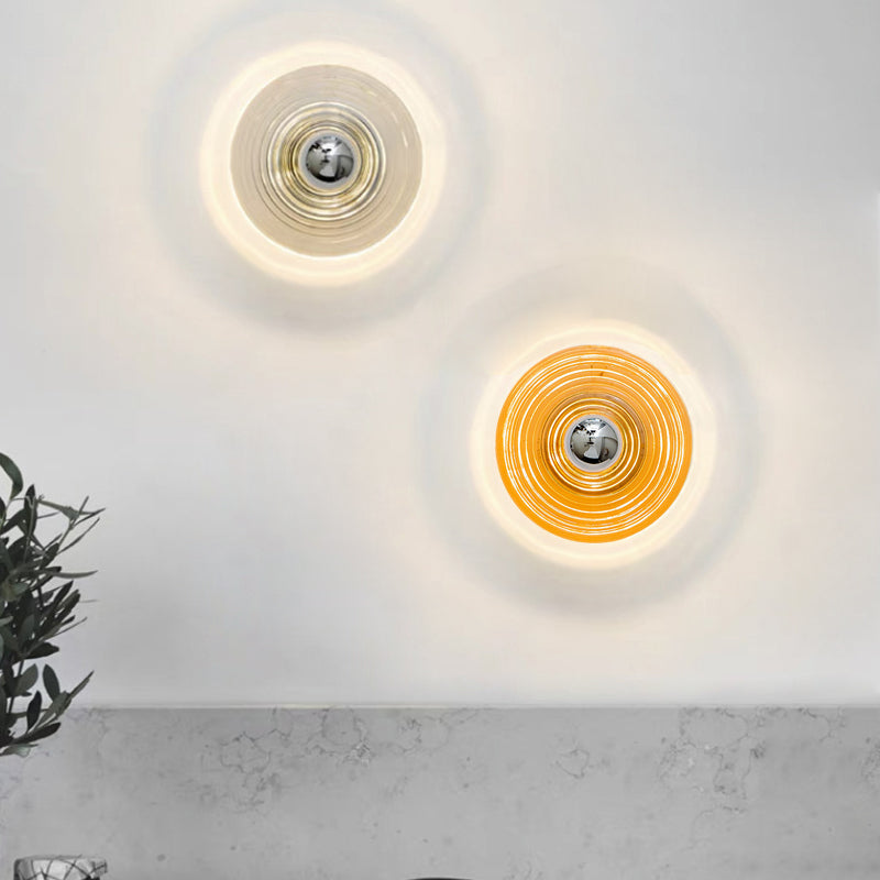 Moderne Wellen-Deckenleuchte – Elegante Glasleuchte für Wohn- oder Schlafzimmer