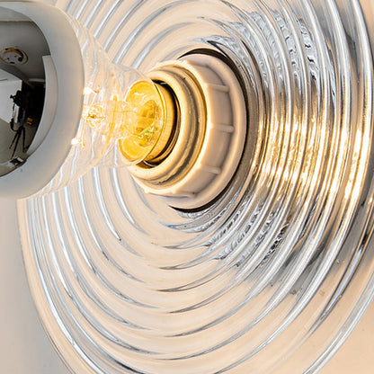 Moderne Wellen-Deckenleuchte – Elegante Glasleuchte für Wohn- oder Schlafzimmer