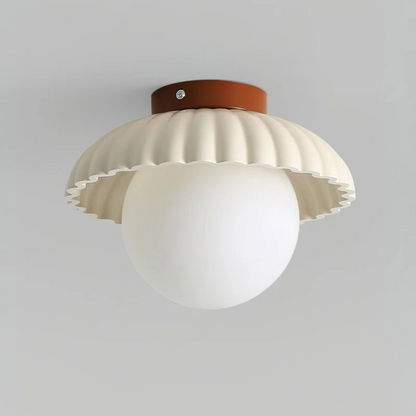 Deckenleuchte im Retro-Design mit Kugelglas – Verspielte Deckenlampe für Flur, Kinderzimmer & Küche – Skandinavischer Minimalismus & Vintage-Charme
