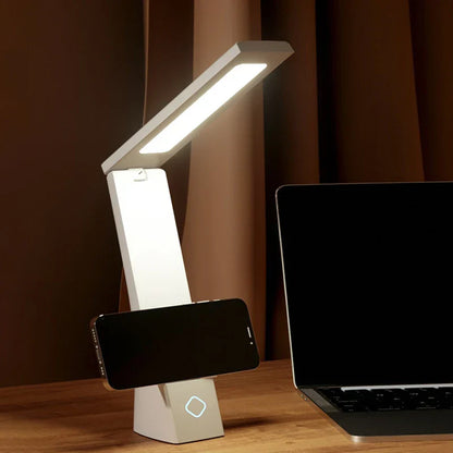Dimmbar LED Schreibtischlampe mit flexiblem Arm – Moderne USB-Tischleuchte fürs Büro
