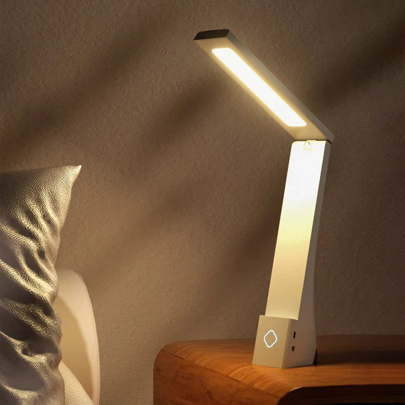 Dimmbar LED Schreibtischlampe mit flexiblem Arm – Moderne USB-Tischleuchte fürs Büro