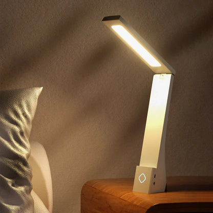 Dimmbar LED Schreibtischlampe mit flexiblem Arm – Moderne USB-Tischleuchte fürs Büro
