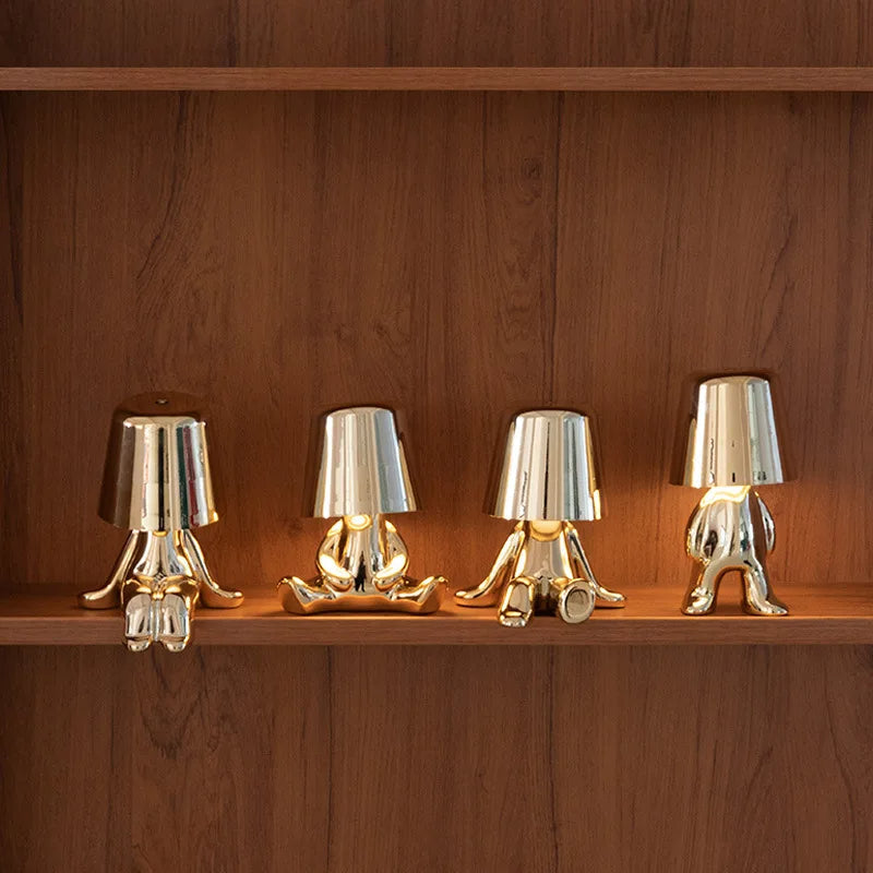 Goldene Designer Tischlampe in Bärenform – Luxus Deko-Leuchte für Wohnzimmer, Schlafzimmer & Kinderzimmer