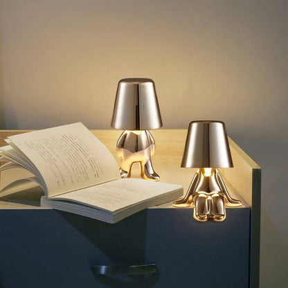 Goldene Designer Tischlampe in Bärenform – Luxus Deko-Leuchte für Wohnzimmer, Schlafzimmer & Kinderzimmer