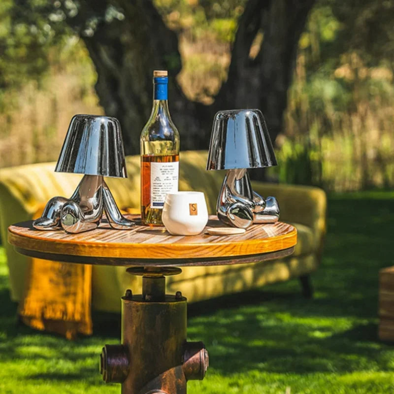 Goldene Designer Tischlampe in Bärenform – Luxus Deko-Leuchte für Wohnzimmer, Schlafzimmer & Kinderzimmer