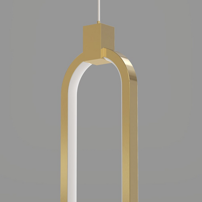 Moderne LED-Pendelleuchte mit Doppelring-Design – Elegante Hängelampe für Wohnzimmer, Esszimmer & Schlafzimmer – Minimalistisch & Luxuriös