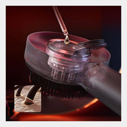 Elektrische Kopfhautmassagebürste mit LED-Therapie – für Haarpflege, Entspannung & bessere Durchblutung