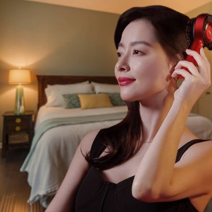 Elektrische Kopfhautmassagebürste mit LED-Therapie – für Haarpflege, Entspannung & bessere Durchblutung