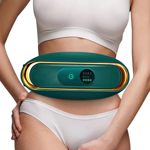 Slimming Belt Elektrischer Abnehm- und Massagegürtel – USB-aufladbarer Vibrations- & Wärmegürtel zur Fettverbrennung, Körperstraffung & Muskelentspannung
