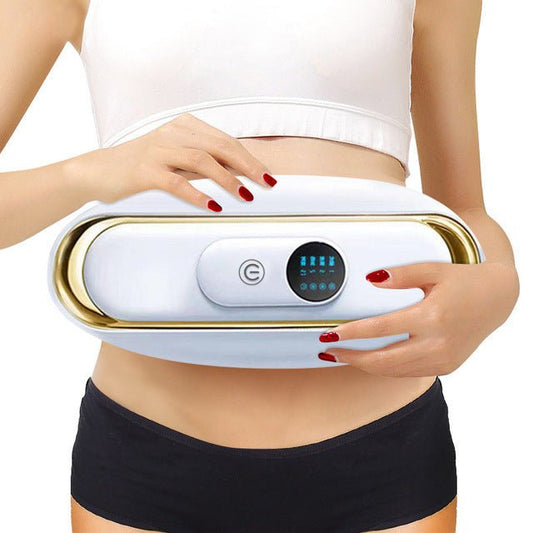 Slimming Belt Elektrischer Abnehm- und Massagegürtel – USB-aufladbarer Vibrations- & Wärmegürtel zur Fettverbrennung, Körperstraffung & Muskelentspannung