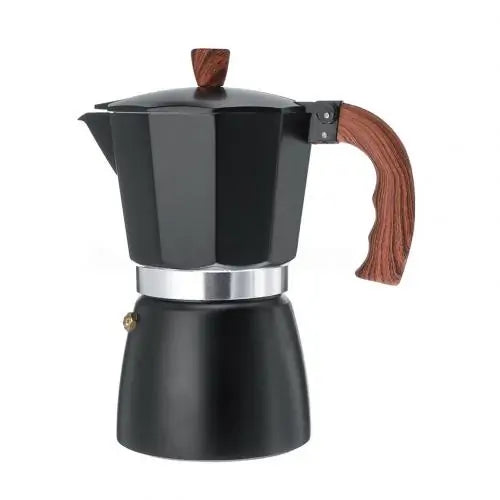 Espressokocher aus Aluminium – 150ml/300ml, Klassisches Mokkakannen-Design für Zuhause & Unterwegs
