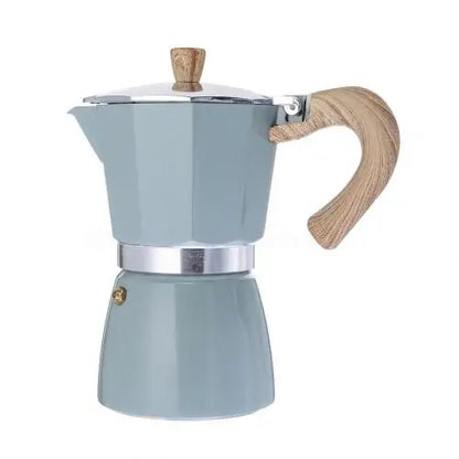 Espressokocher aus Aluminium – 150ml/300ml, Klassisches Mokkakannen-Design für Zuhause & Unterwegs