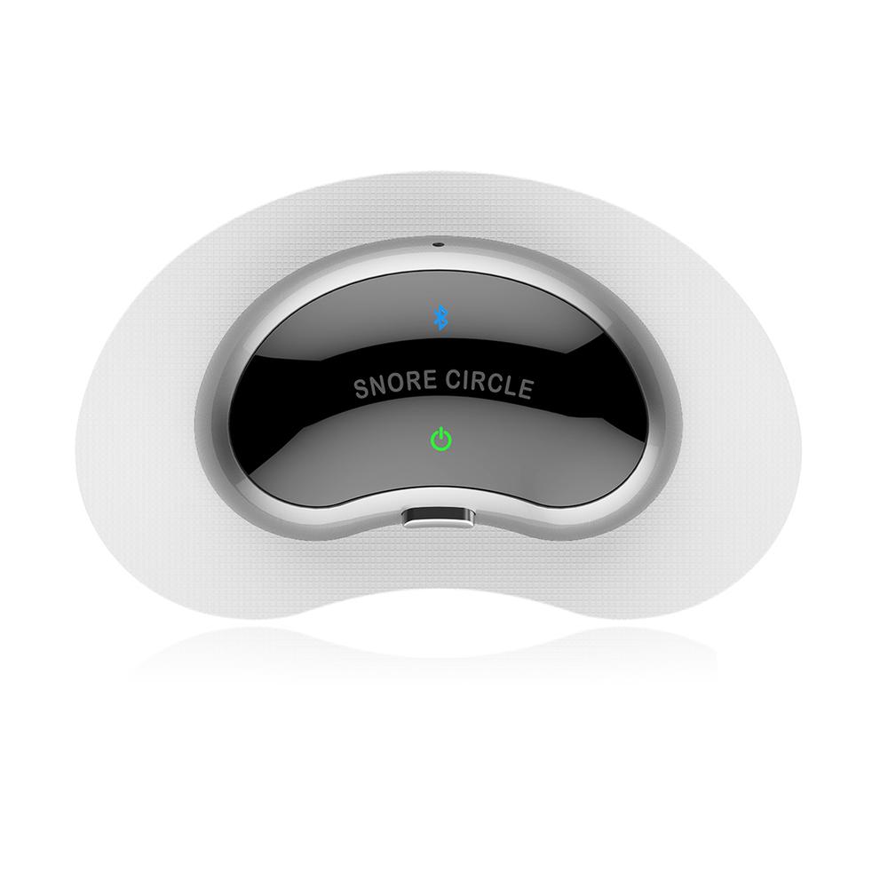 Discretes Bluetooth EMS Anti‑Schnarch‑Chin‑Pad mit Sleep‑Tracking‑App