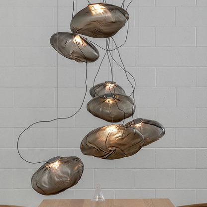 Designer Pendelleuchte im Skulptur-Look – Kunstvolle Hängelampe für Loft, Galerie & moderne Wohnräume
