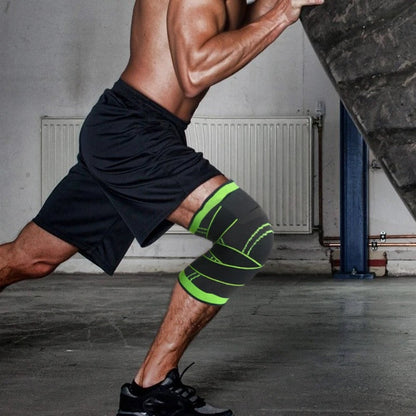 Kompressions-Kniebandage mit verstellbaren Riemen für Stabilität, Schmerzlinderung und Sportunterstützung