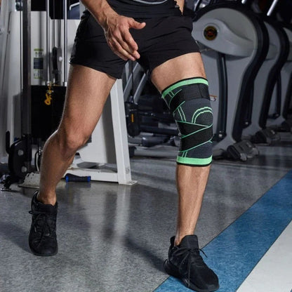 Kompressions-Kniebandage mit verstellbaren Riemen für Stabilität, Schmerzlinderung und Sportunterstützung