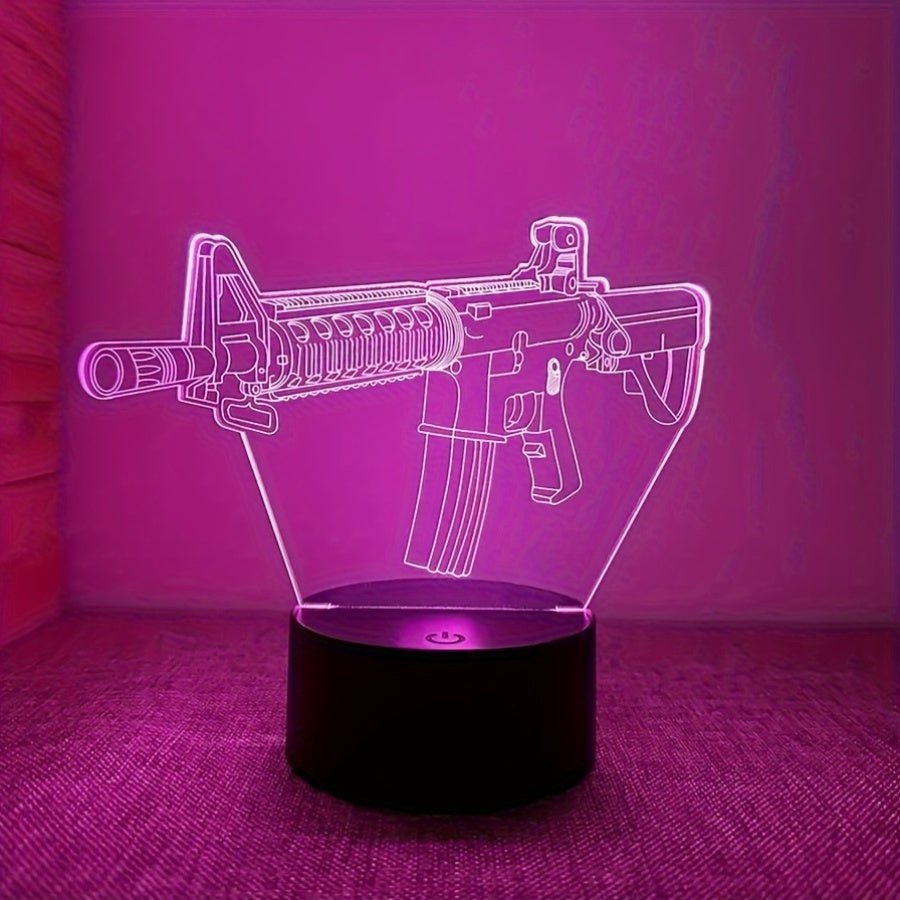 IlluGlow - 3D Geometrische LED Schreibtischlampe mit Touch-Steuerung