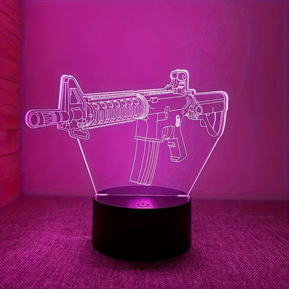 IlluGlow - 3D Geometrische LED Schreibtischlampe mit Touch-Steuerung