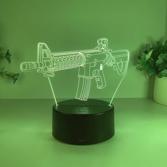 IlluGlow - 3D Geometrische LED Schreibtischlampe mit Touch-Steuerung